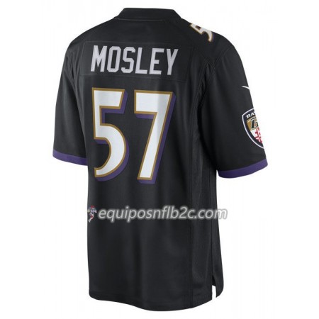 Camiseta Hombre NFL Baltimore Ravens C.J. Mosley 57 Nike Negro Camiseta Hombre NFL Baltimore Ravens C.J. Mosley 57 Nike Negro